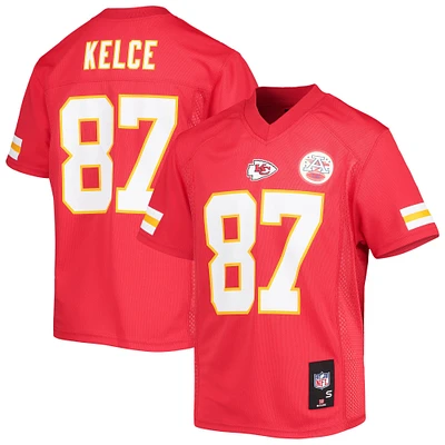 Maillot de joueur réplique Travis Kelce rouge des Chiefs Kansas City pour jeunes