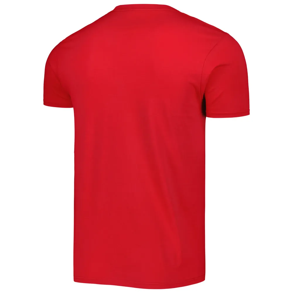 T-shirt pour homme Stitches Red Kansas City Monarchs Soft Style