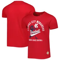 T-shirt pour homme Stitches Red Kansas City Monarchs Soft Style