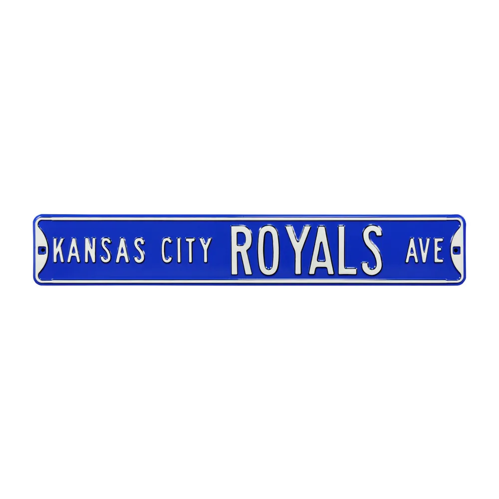 Lids Kansas City Royals 6 x 36 Steel Ave Sign Wall Art - Blue