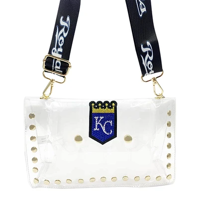 Cuce Kansas City Royals Crystal Clear Envelope Crossbody Bag