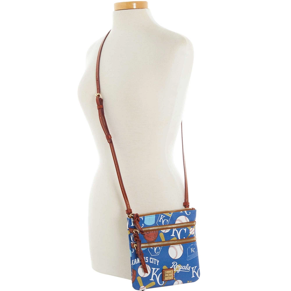 Dooney & Bourke Kansas City Royals Game Day Triple Zip Crossbody Purse