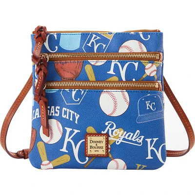 Dooney & Bourke Kansas City Royals Game Day Triple Zip Crossbody Purse