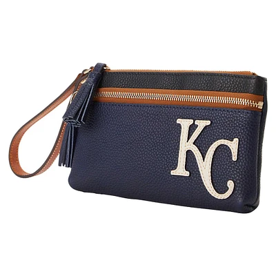 Dooney & Bourke Kansas City Royals Infield Double-Zip Wristlet