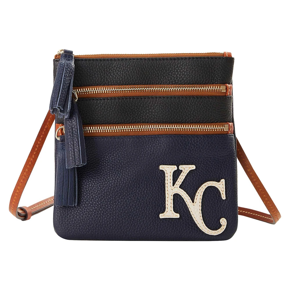 Dooney & Bourke Kansas City Royals Infield Sac à bandoulière à triple fermeture éclair