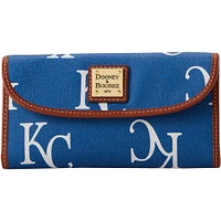 Dooney & Bourke Pochette continentale à monogramme sportif des Royals de Kansas City