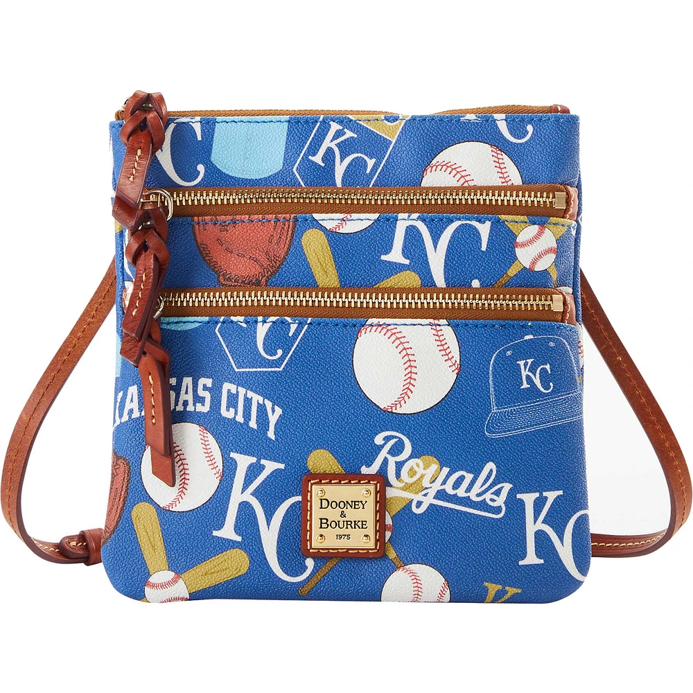 Dooney & Bourke New York Yankees Game Day Triple Zip Crossbody Purse