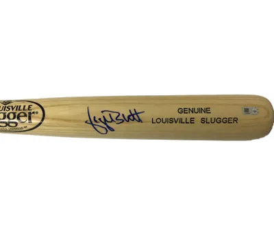 Bo Jackson Autographed Blonde Louisville Slugger Name