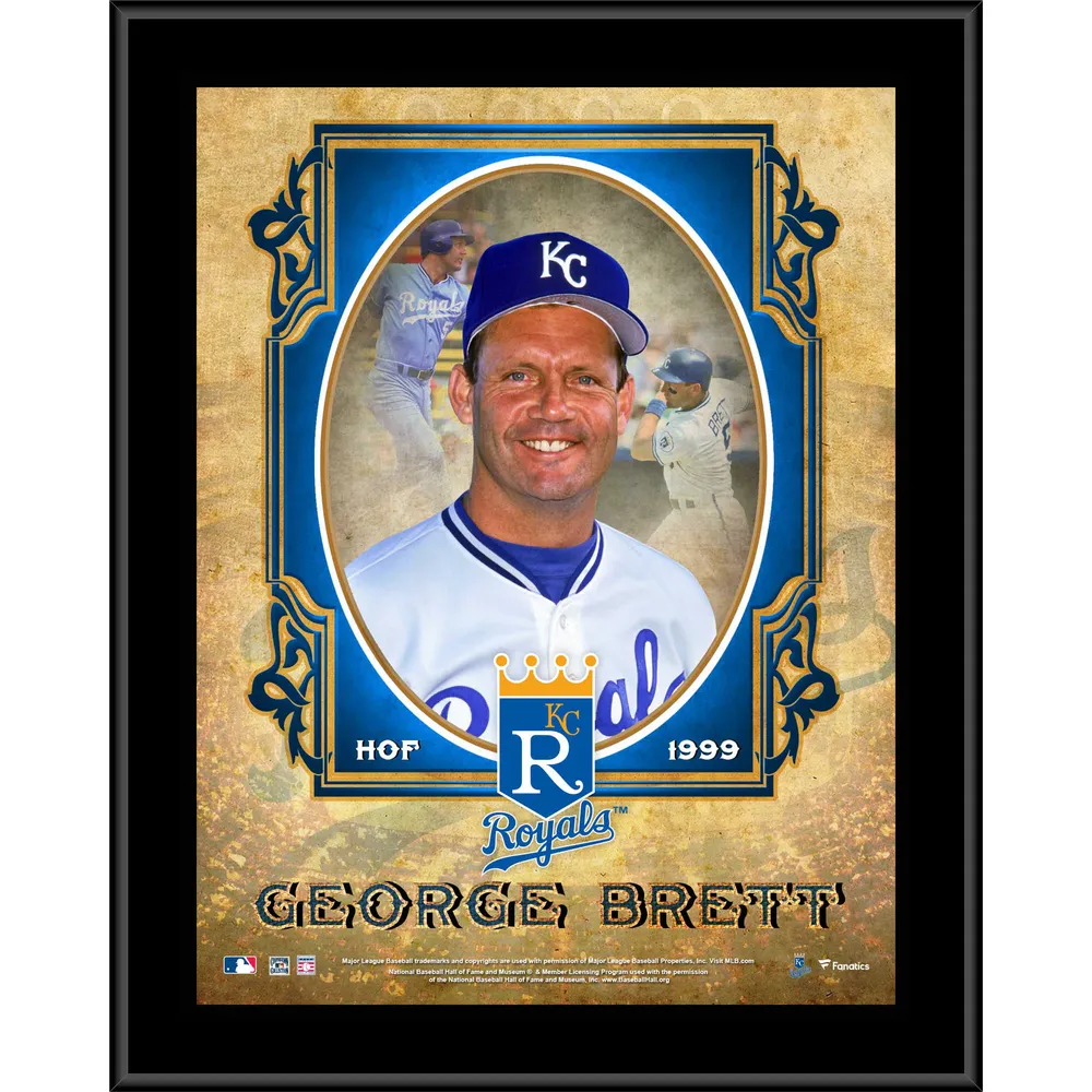 Lids George Brett Kansas City Royals Fanatics Authentic 10.5 x 13