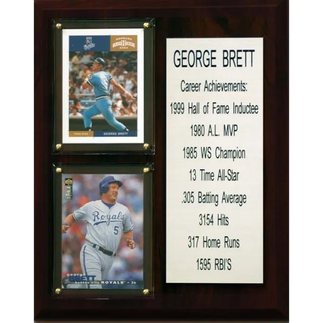Fanatics Authentic George Brett Kansas City Royals Framed 15 x 17 Hall of Fame Career Profile