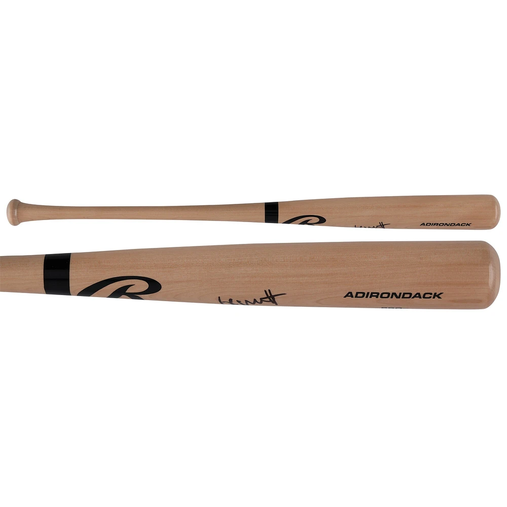 George Brett Kansas City Royals Autographed Blonde Rawlings Pro Bat 
