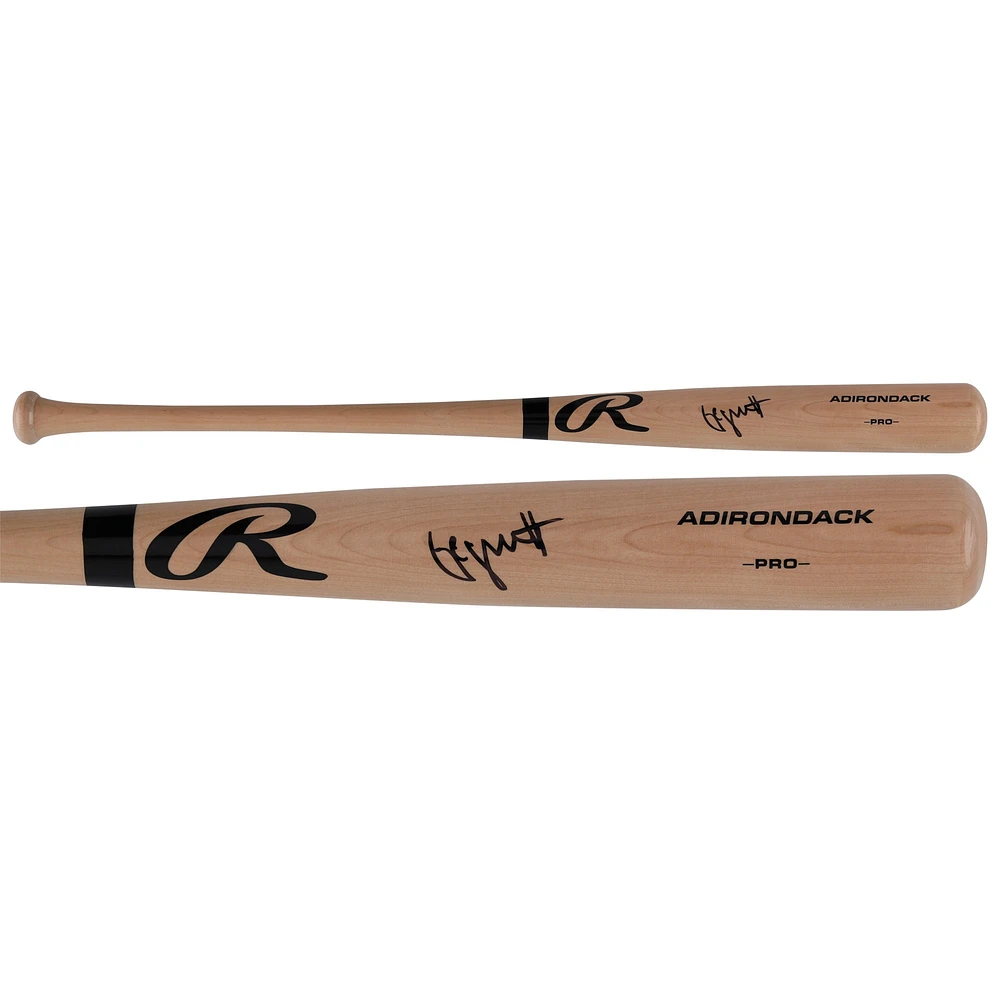 George Brett Kansas City Royals Autographed Blonde Rawlings Pro Bat