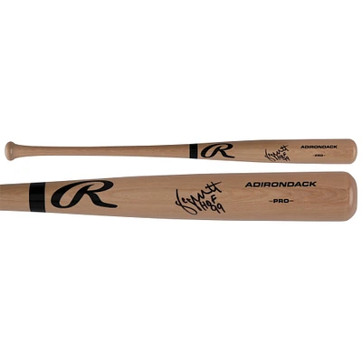 George Brett Kansas City Royals Autographed Blonde Rawlings Pro Bat with "HOF 99" Inscription