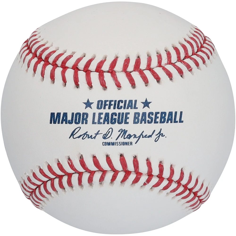 George Brett Kansas City Royals Autographed Hall of Fame Logo Baseball 