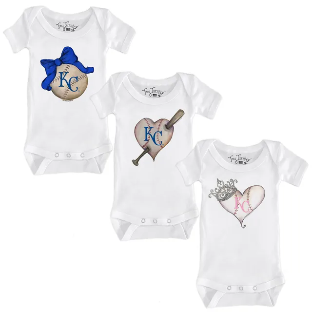 Girls Newborn & Infant Royal Toronto Blue Jays Three-Piece Bodysuit Bib &  Bootie Set