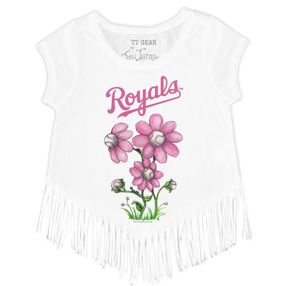 Lids Kansas City Royals Tiny Turnip Toddler Base Stripe T-Shirt