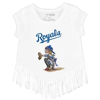 Lids Kansas City Royals Tiny Turnip Girls Youth Base Stripe Fringe