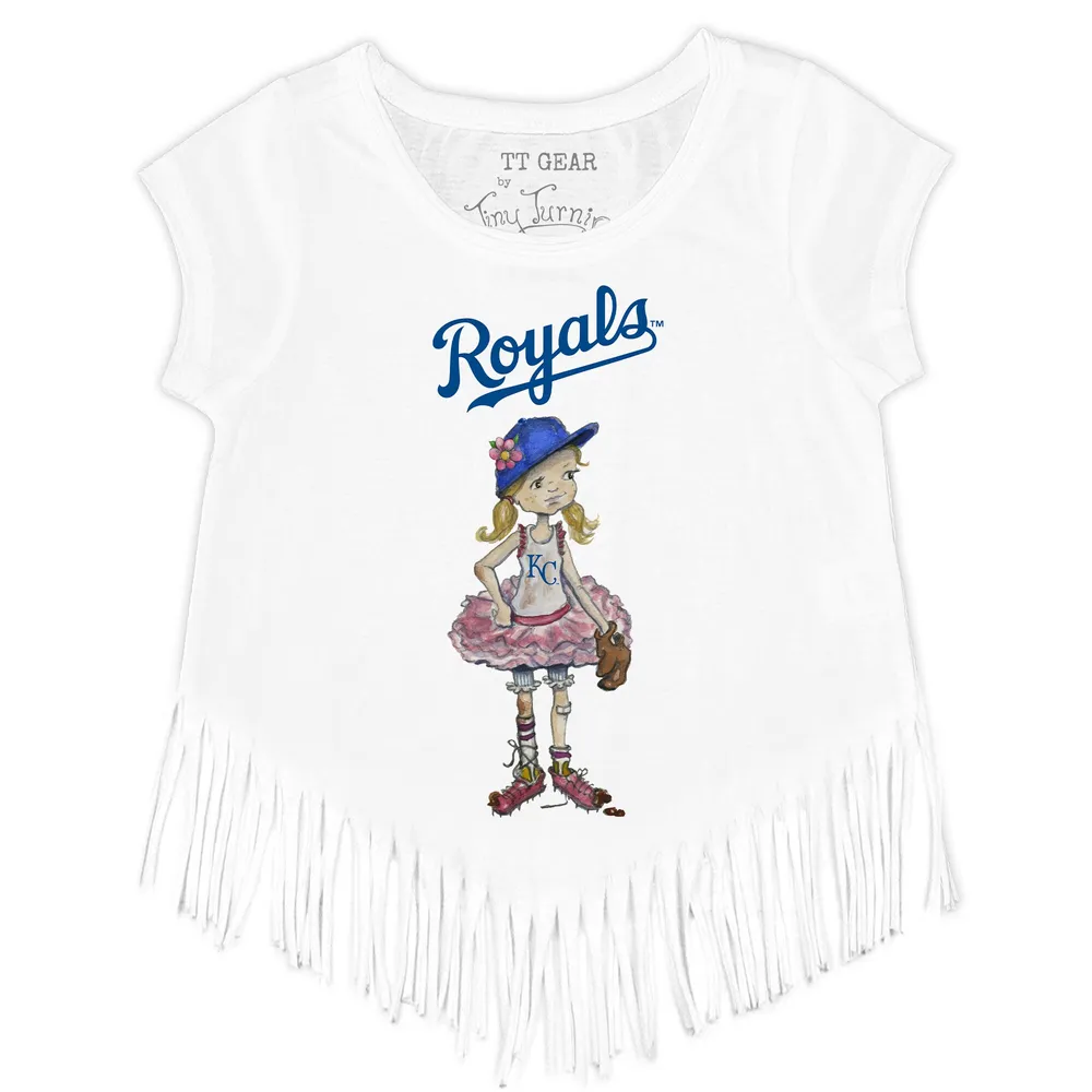 Lids Kansas City Royals Tiny Turnip Women's Stacked T-Shirt - White