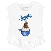 Lids Kansas City Royals Tiny Turnip Infant Sundae Helmet T-Shirt