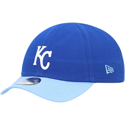 Casquette New Era Royal Kansas City Royals Team Color My First 9TWENTY Flex pour bébé