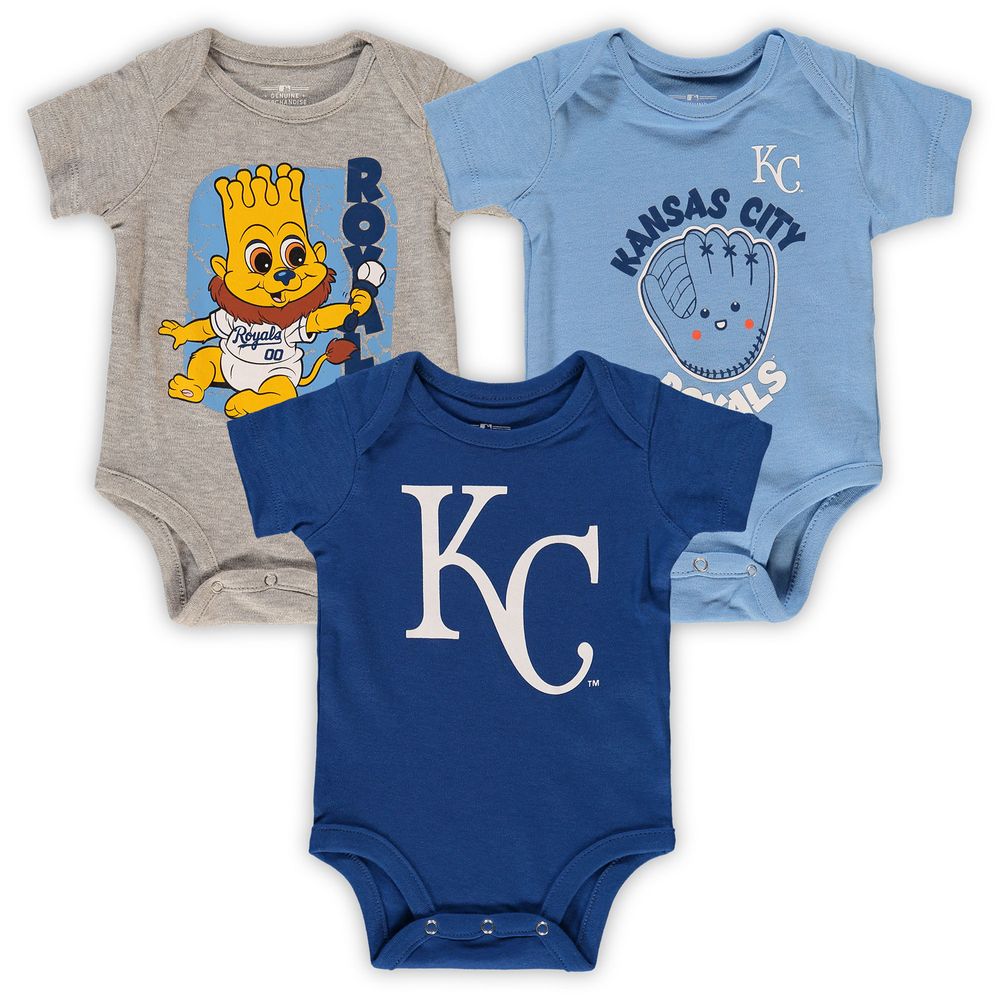 Snugabye Infant's Toronto Blue Jays 3 Pack Bodysuit Set / Various