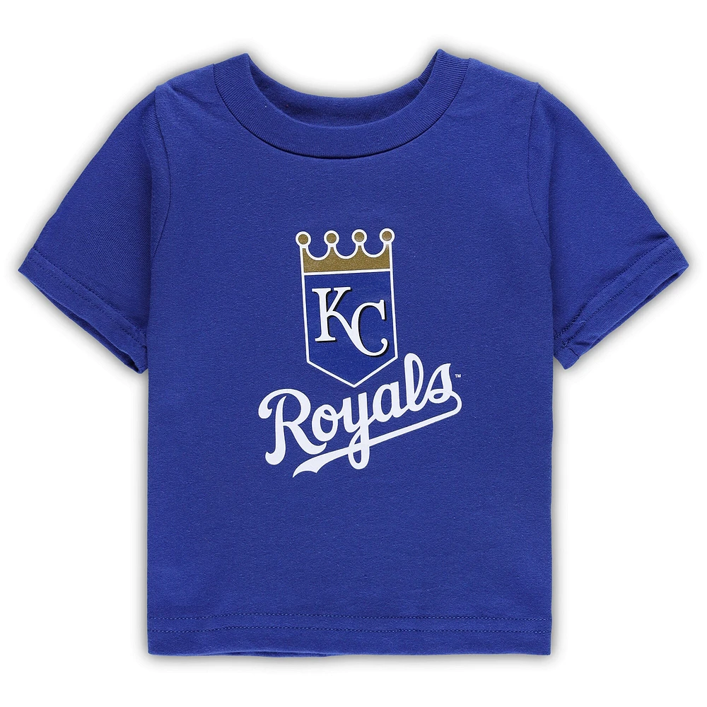 Infant Royal Kansas City Royals Team Crew Primary Logo T-Shirt