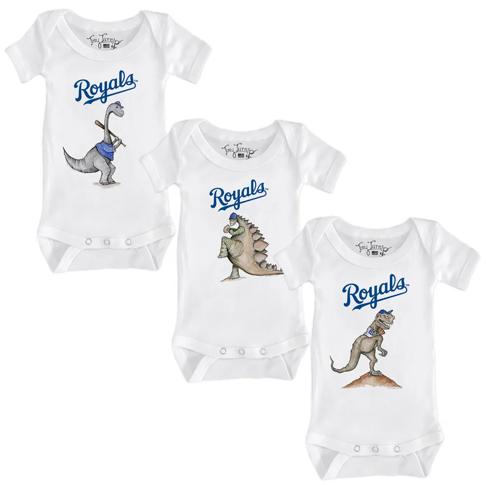 Kansas City Royals Tiny Turnip Infant Burger Bodysuit - Royal