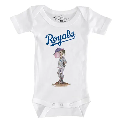 Kansas City Royals Tiny Turnip Infant Bubbles Bodysuit - White