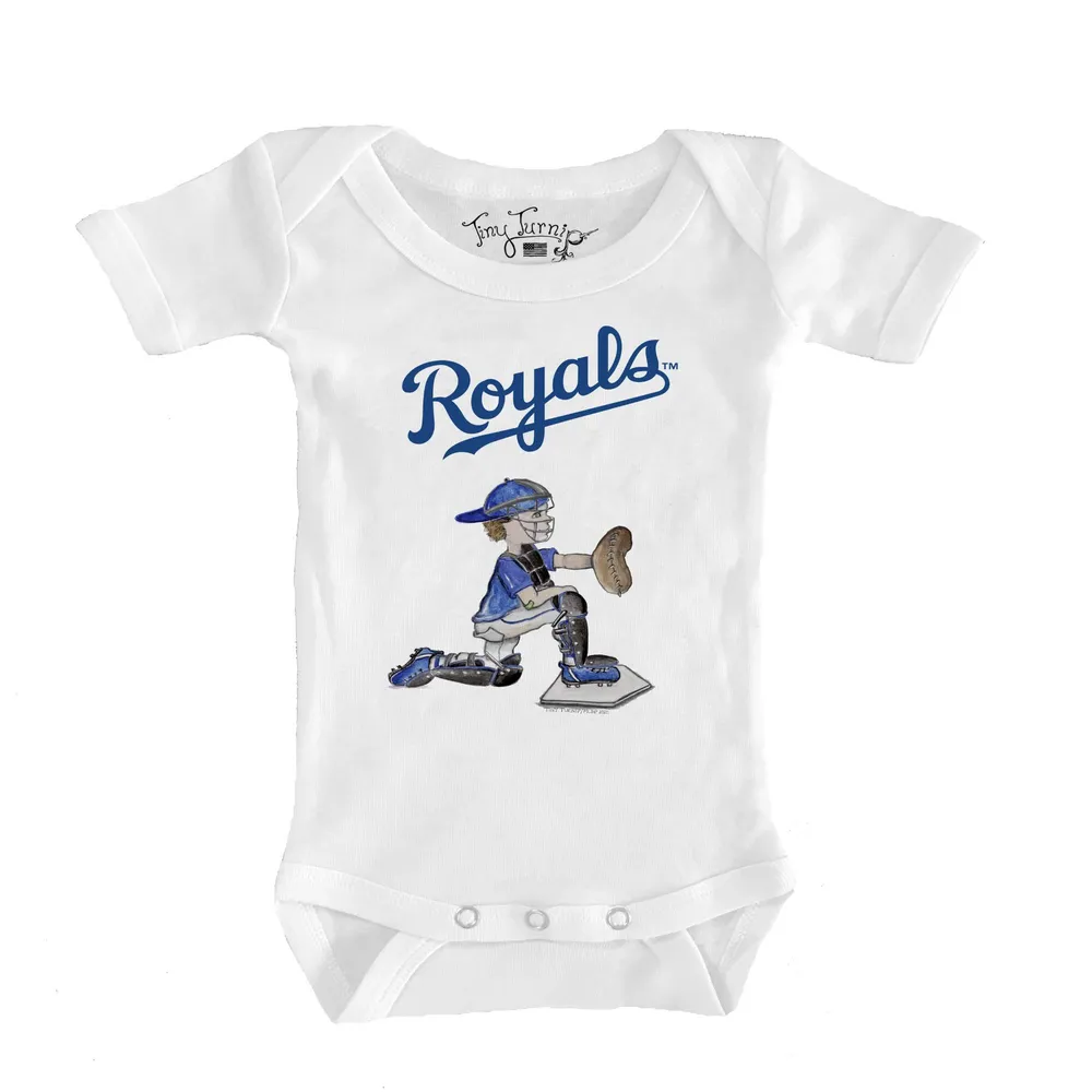 Lids Kansas City Royals Tiny Turnip Youth Baseball Tear T-Shirt - White