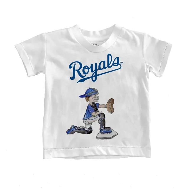 Kansas City Royals Tiny Turnip Infant Baseball Crossbats T-Shirt