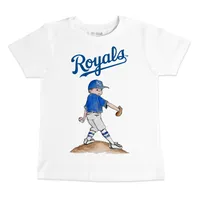 Women's Tiny Turnip White Kansas City Royals Clemente T-Shirt