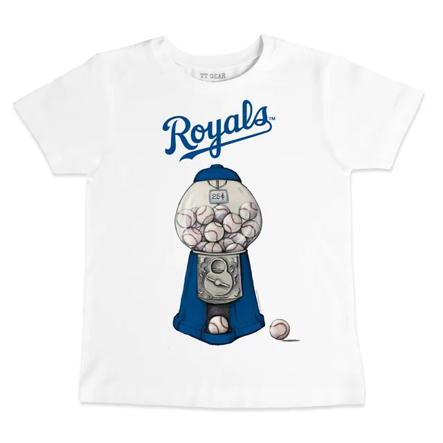 Tiny Turnip Kansas City Royals Shark Tee Shirt Women's Medium / White