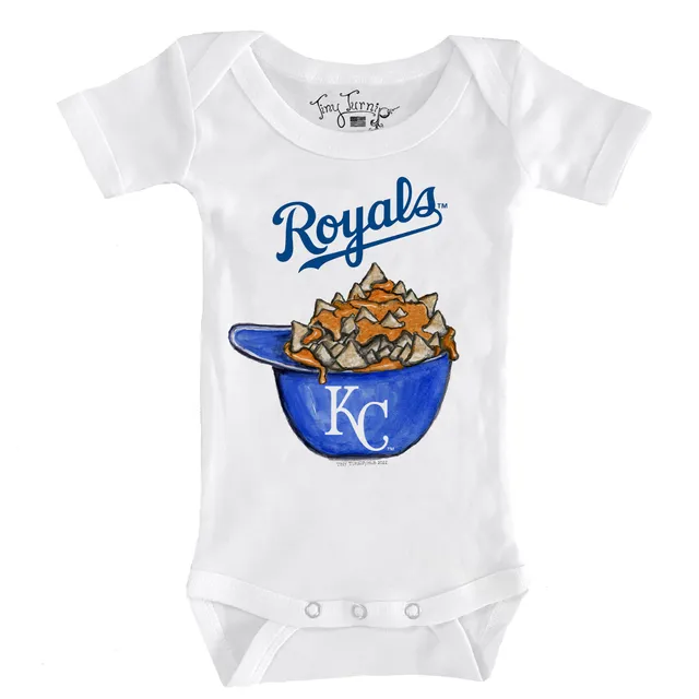 Tiny Turnip Kansas City Royals Shark Tee Shirt Women's Medium / White