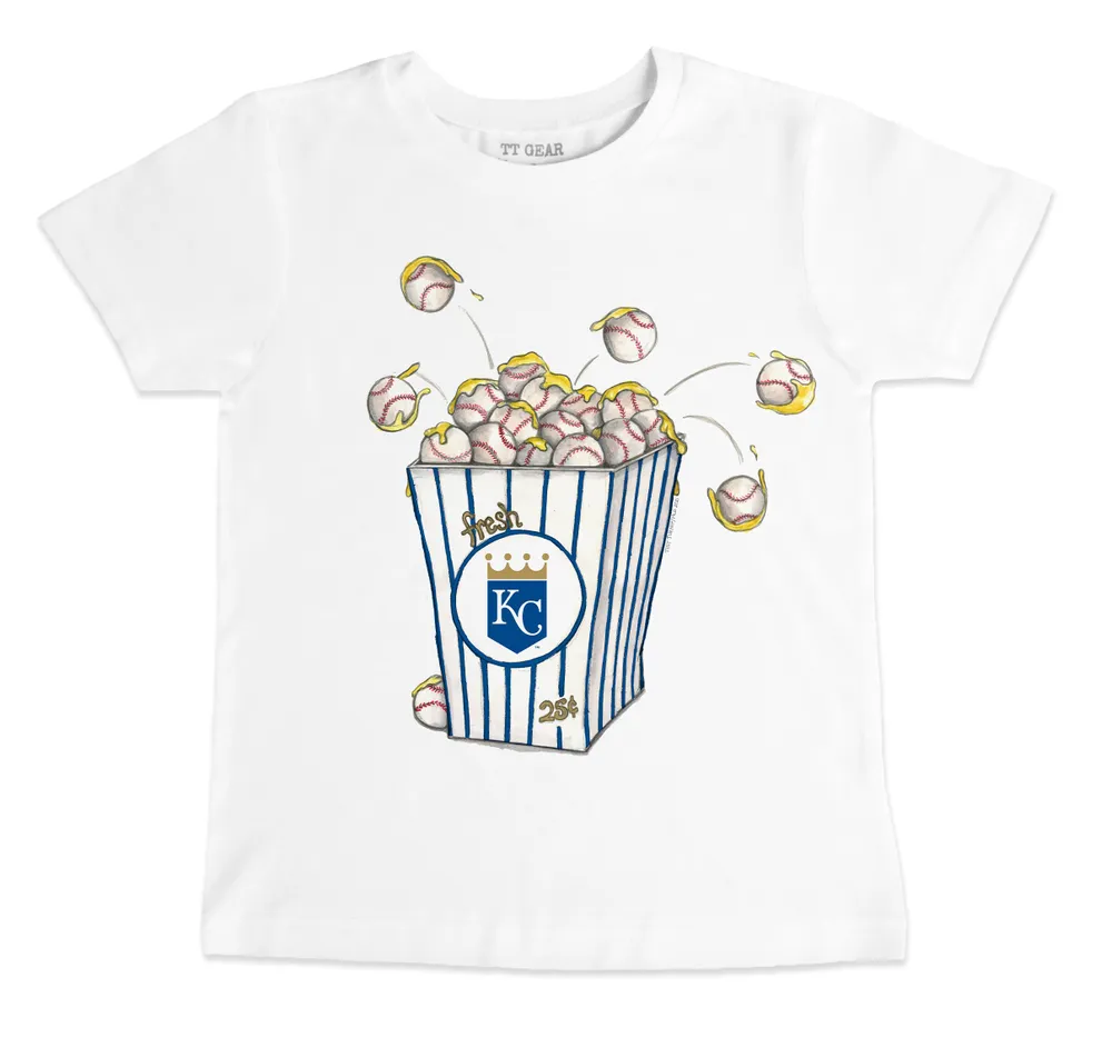 Lids Kansas City Royals Tiny Turnip Youth Base Stripe T-Shirt