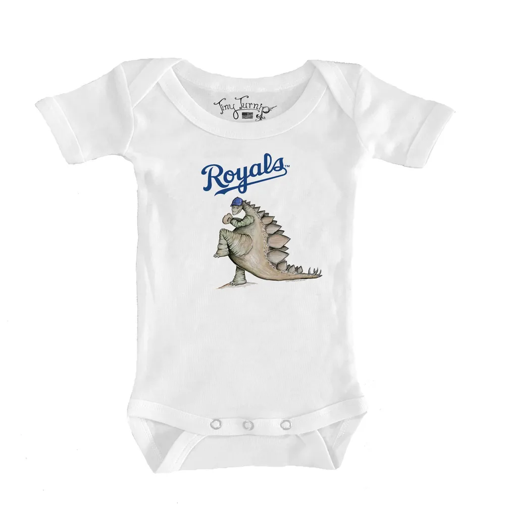 Kansas City Royals Tiny Turnip Infant Burger Bodysuit - Royal