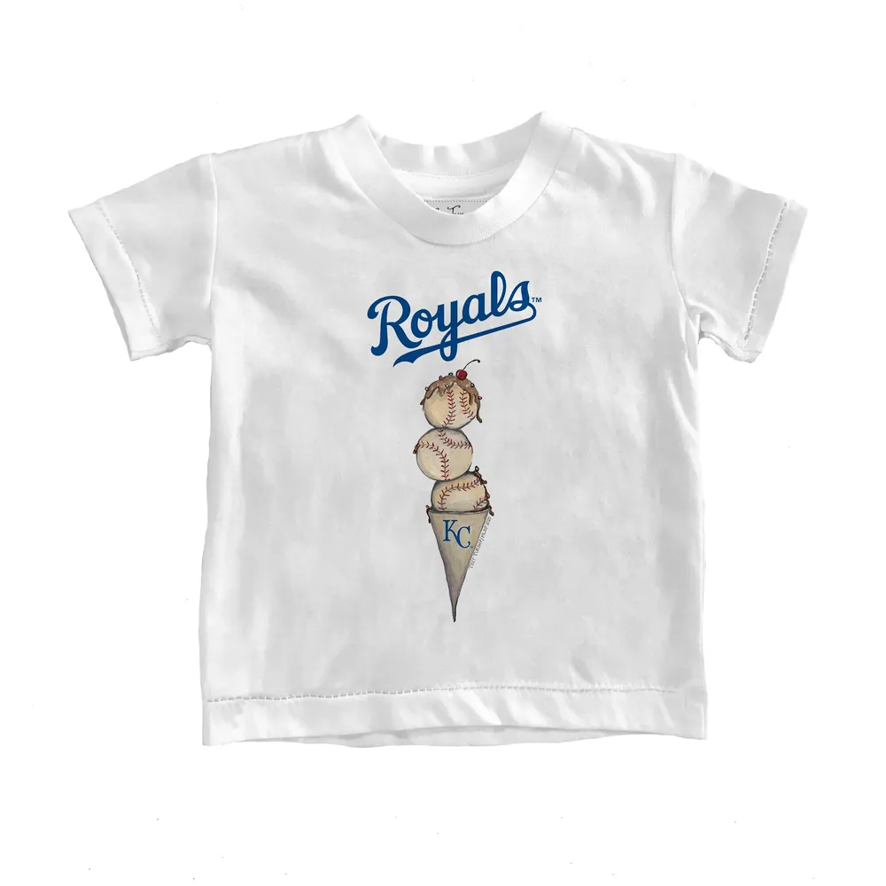 Baseball And Logo Mlb black Kansas city royals tiny turnip infant