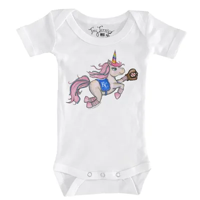 Kansas City Royals Tiny Turnip Infant Unicorn Bodysuit - White