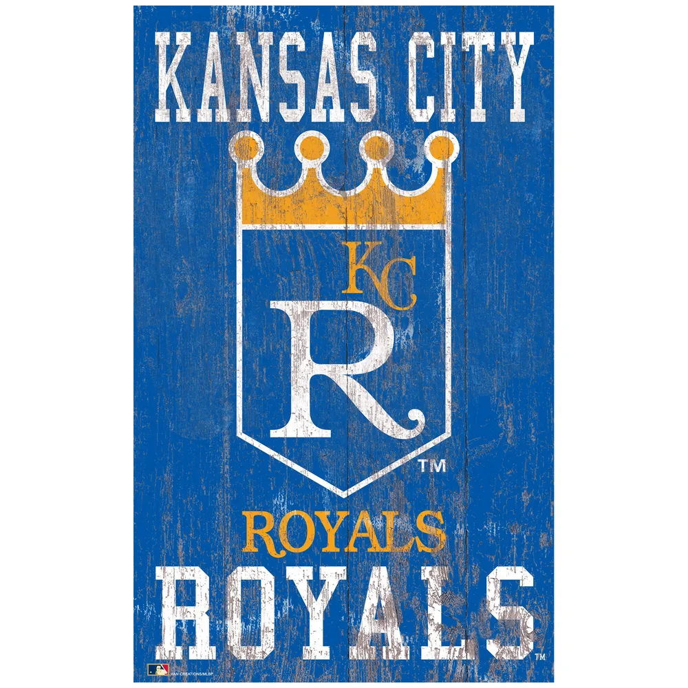 Kansas City Royals 24 Heritage Logo Round Sign