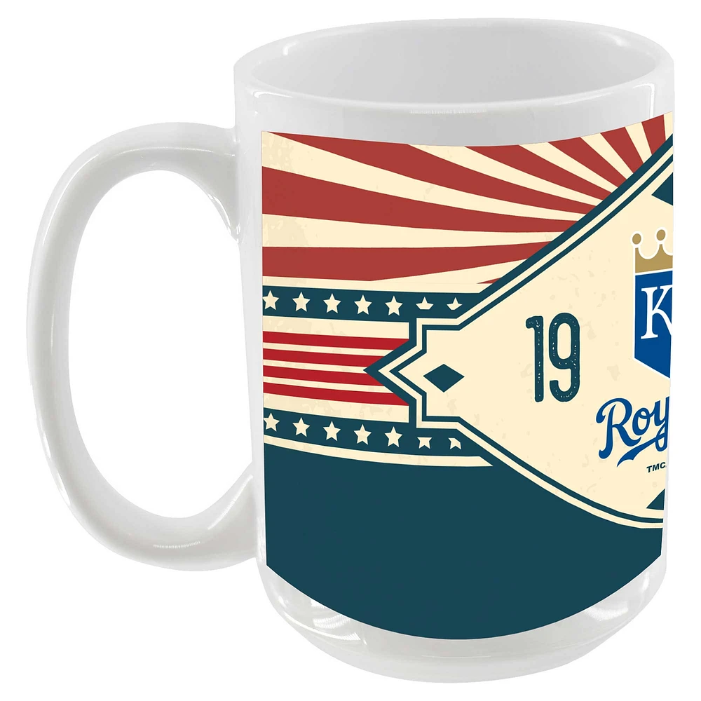 Royals de Kansas City 15oz. Tasse de diamant Americana