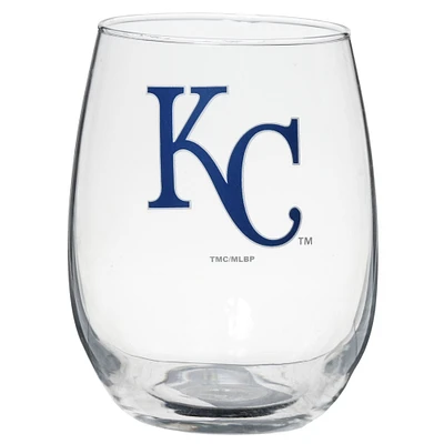 Royals de Kansas City 15 oz. Verre à vin sans pied