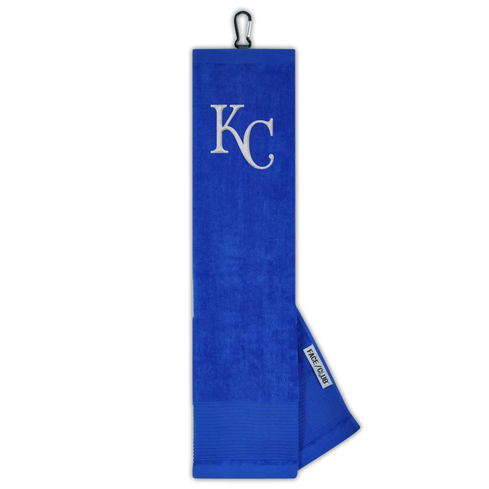 Men's Royal Kansas City Royals Color Blocked Stretch Polo Size: Small