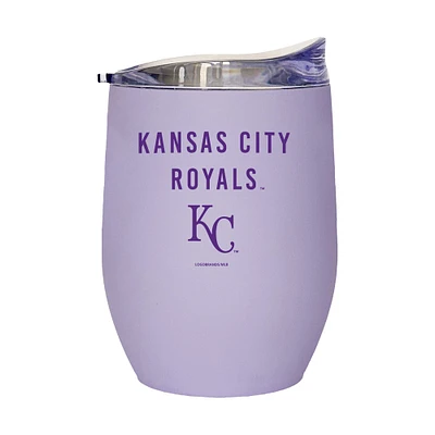 Kansas City Royals 16oz. Lavender Soft Touch Curved Tumbler