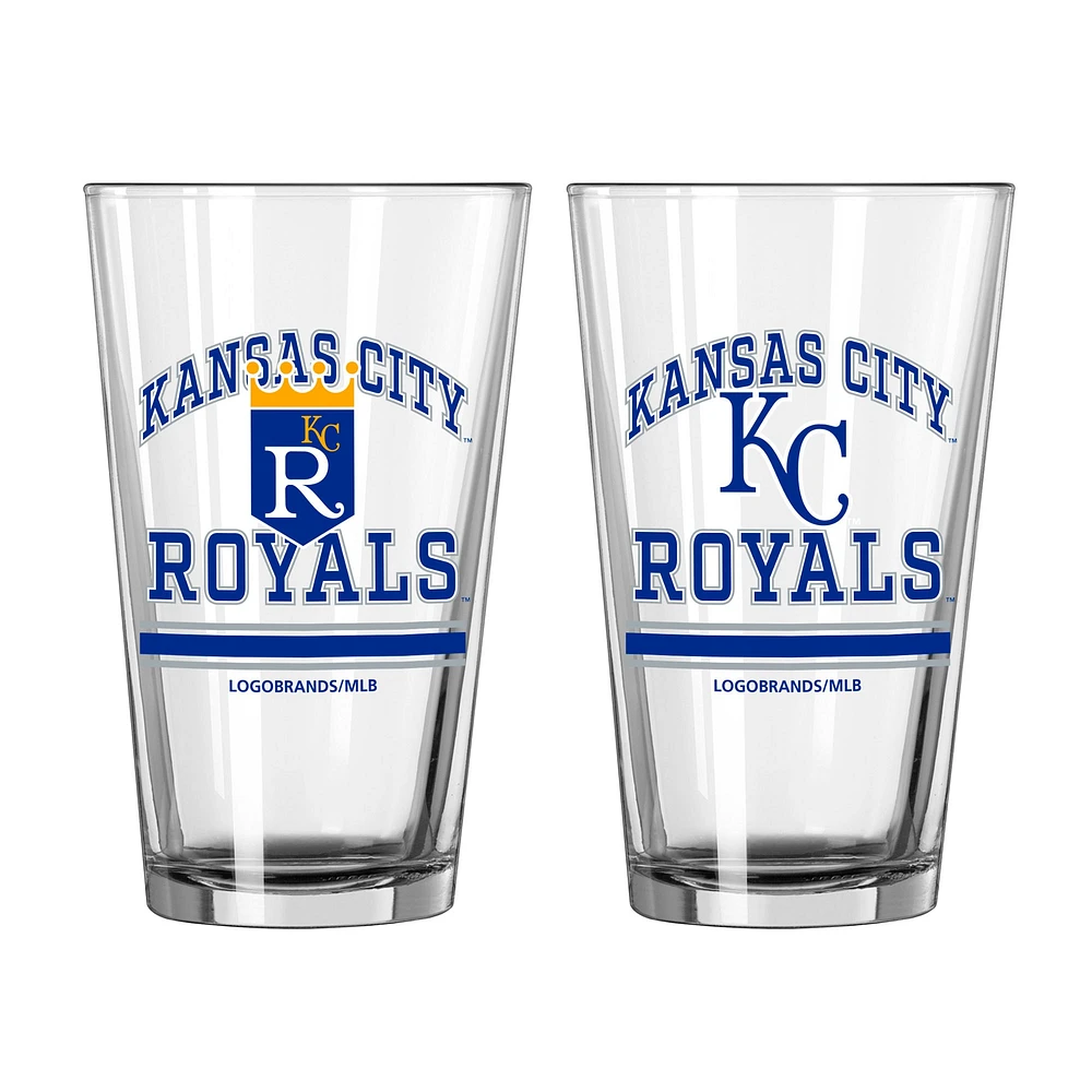 Kansas City Royals 16oz. Pint Glass Two Pack