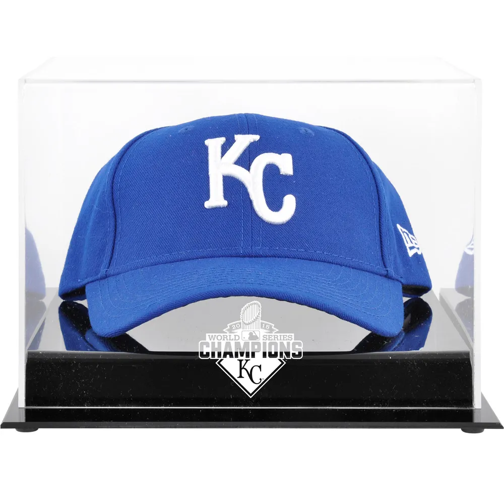 FANATICS AUTHENTIC Kansas City Royals 2015 MLB World Series Champions Black  Framed Jersey World Series Champions Logo Display Case