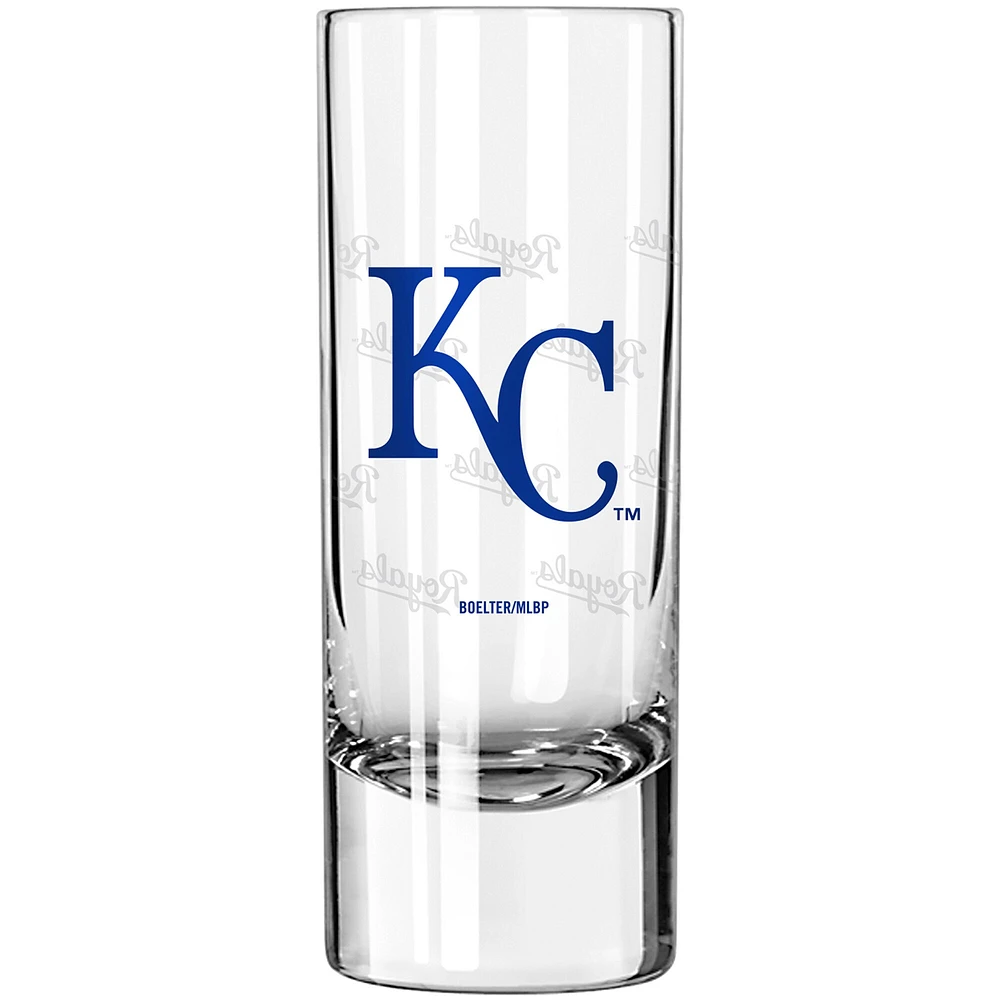 Royals de Kansas City 2,5 oz. Grand verre à liqueur gravé au satin