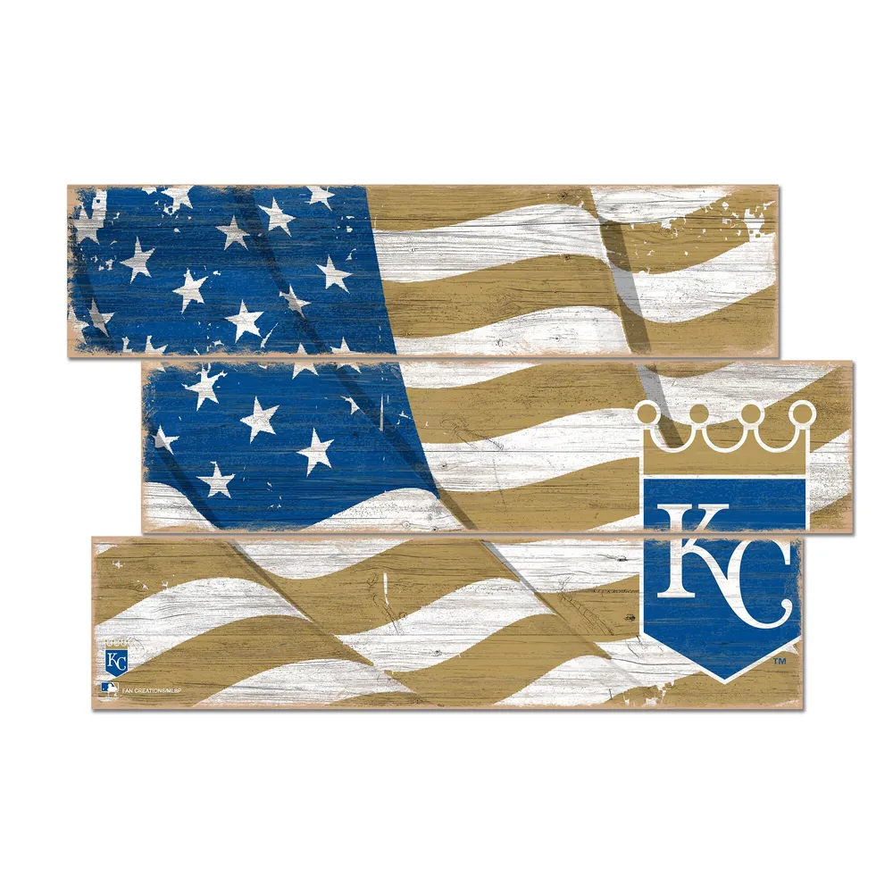 Personalized Kansas City Royals American Flag Full Printing