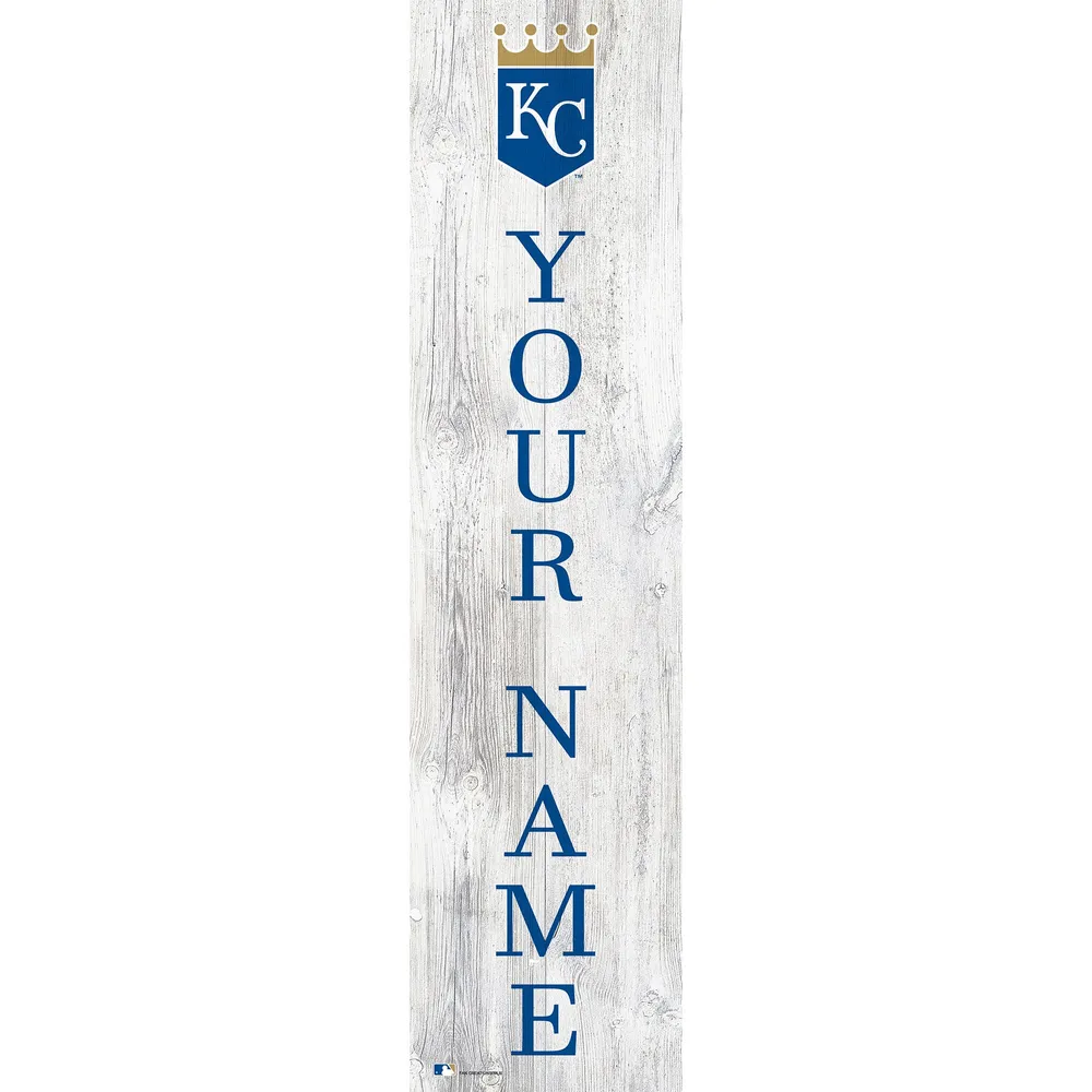 Kansas City Royals 12'' x 16'' Personalized Team Jersey Print