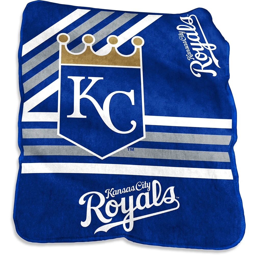 Couverture Raschel en peluche 50 po x 60 po des Royals de Kansas City