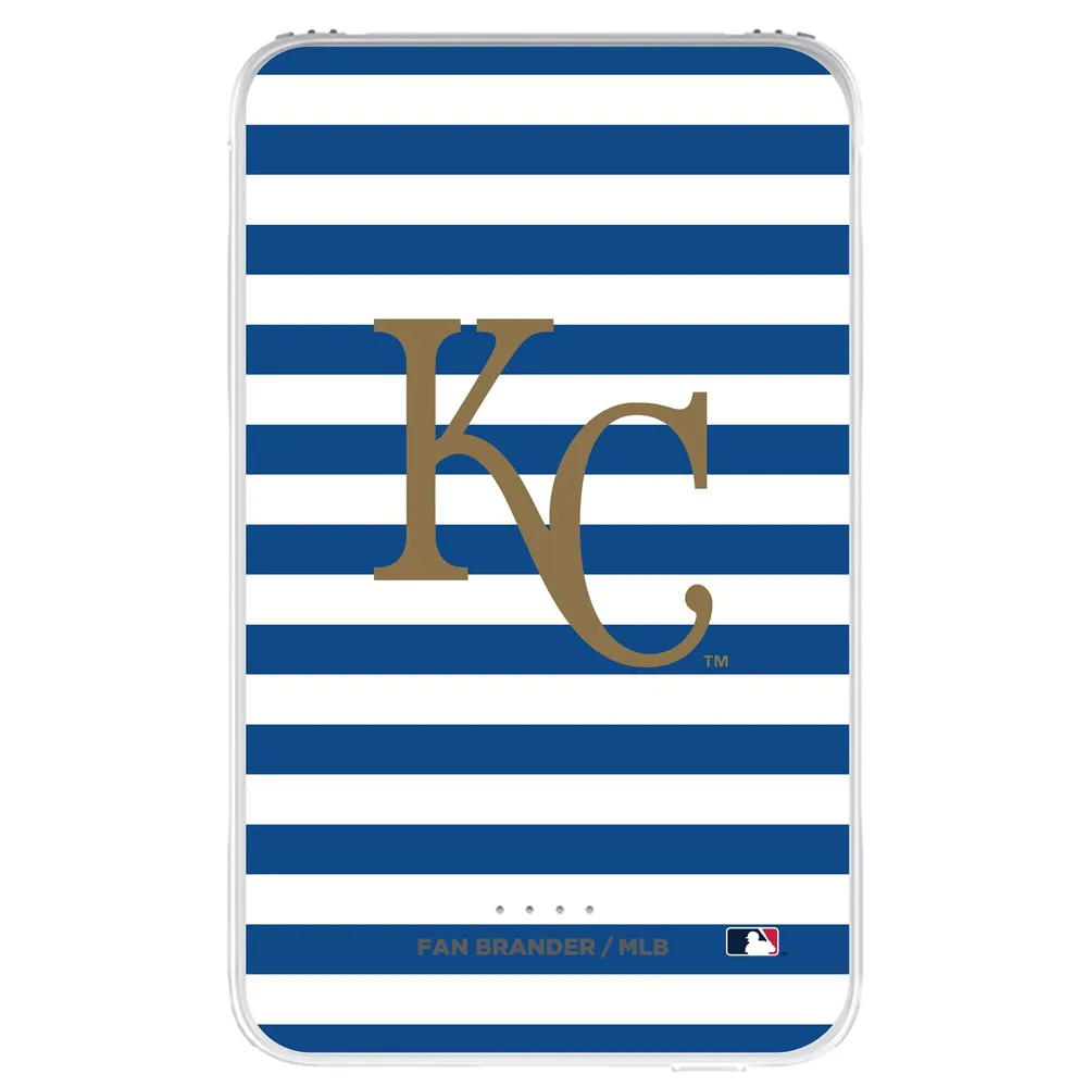 Kansas City Royals Mascot Stripe Design Wireless Bluetooth Headphones with Case