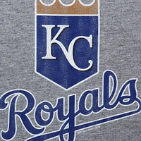 Kansas City Royals Youth Distressed Logo T-Shirt - Gray